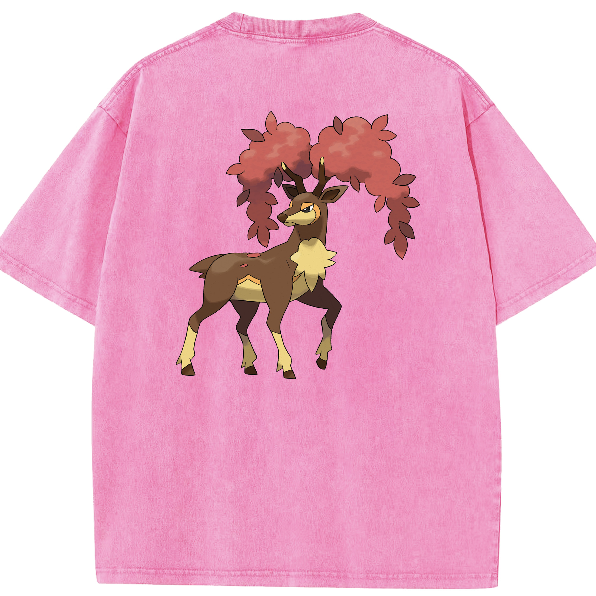 （画像用） ポケットモンスター Pokémon 綿100% ヴィンテージ風 半袖Tシャツ（背面プリント）